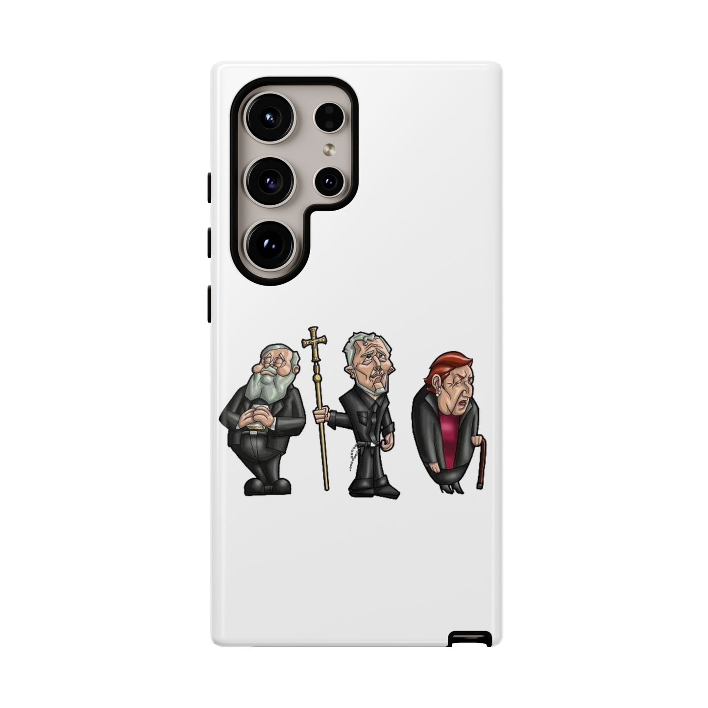 Initiators Cartoon Samsung Galaxy's white Tough Cases