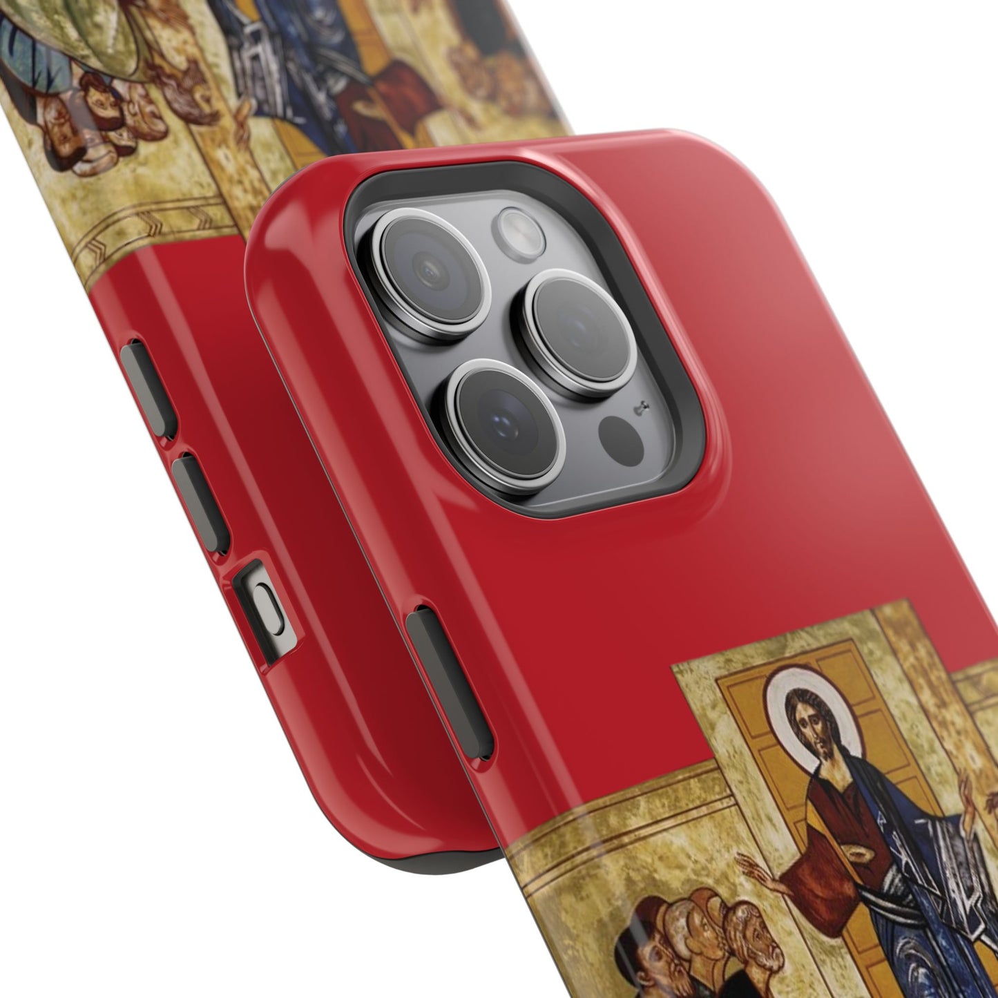 Apparition to the Disciples iPhone's MagSafe Tough Cases (Red)