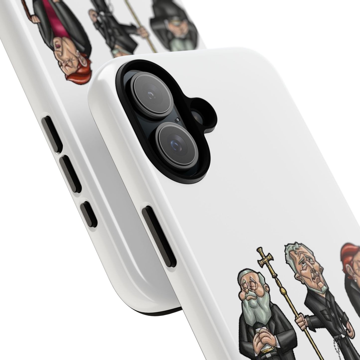 Initiators Cartoon iPhone's white Tough Cases