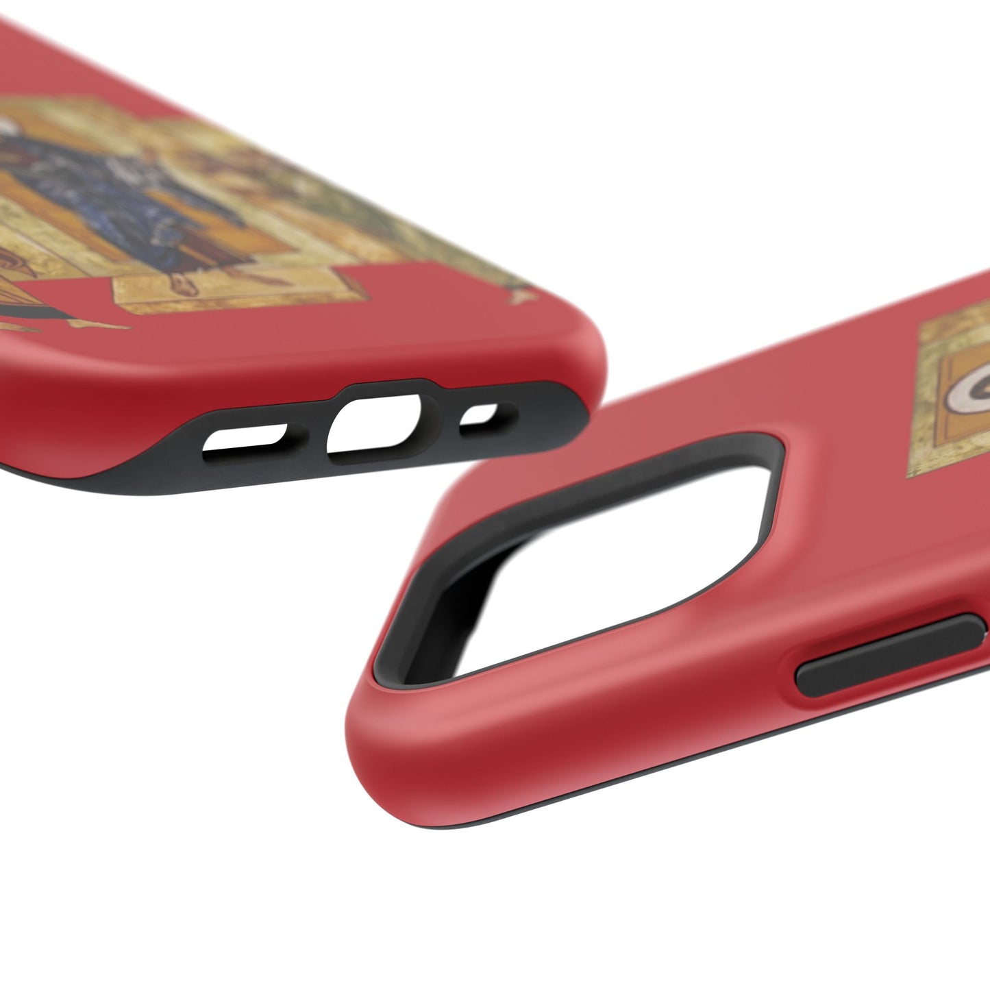 Apparition to the Disciples iPhone's MagSafe Tough Cases (Red)