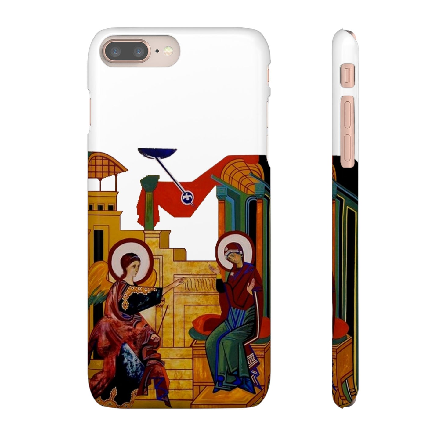 Annunciation Iphone's Snap Cases (White)