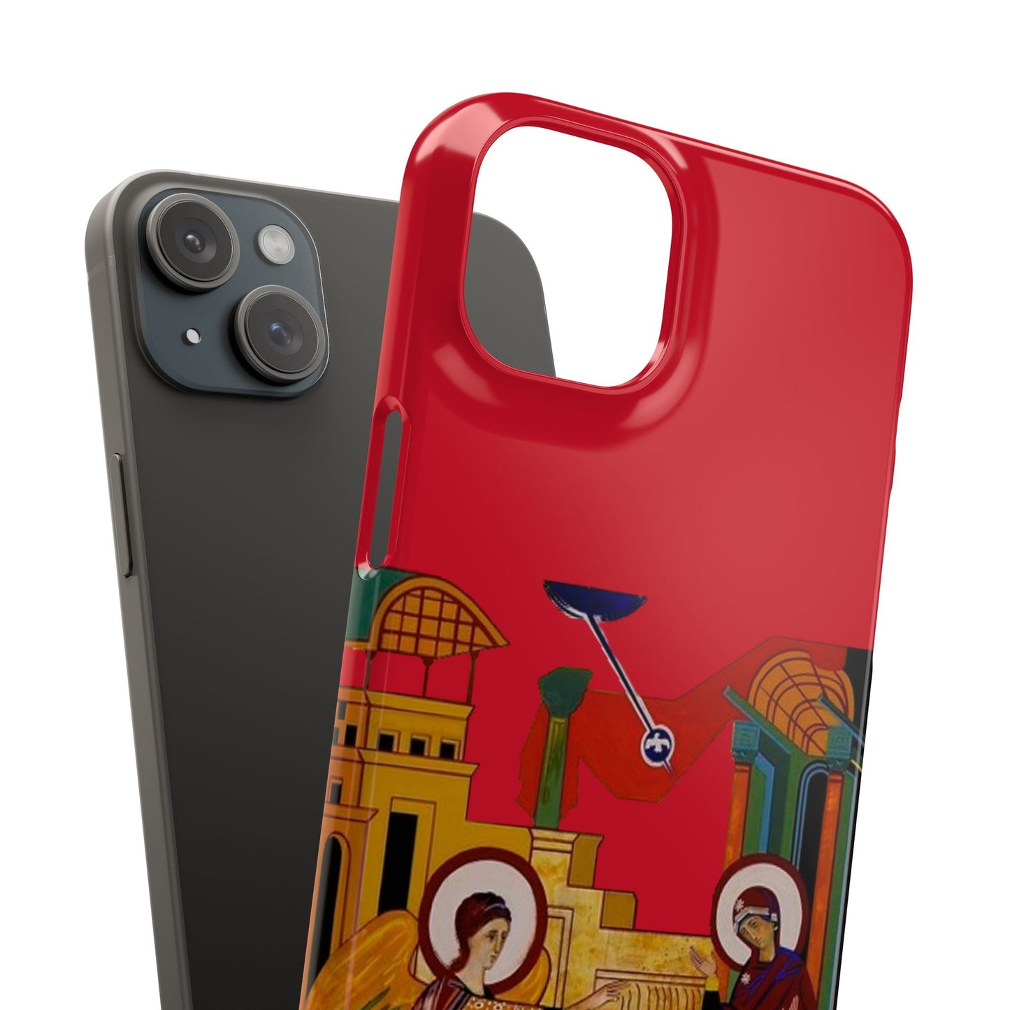 Annunciation Iphone's Snap Cases (Red)