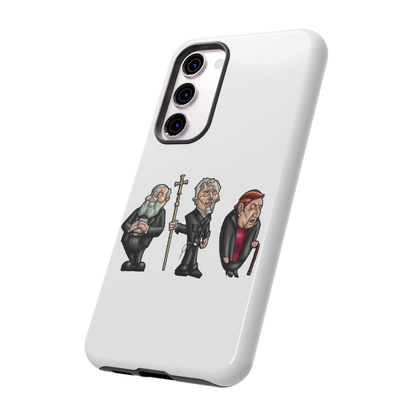 Initiators Cartoon Samsung Galaxy's white Tough Cases