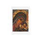 Virgin of the Way Acrylic Sign with Wooden Stand