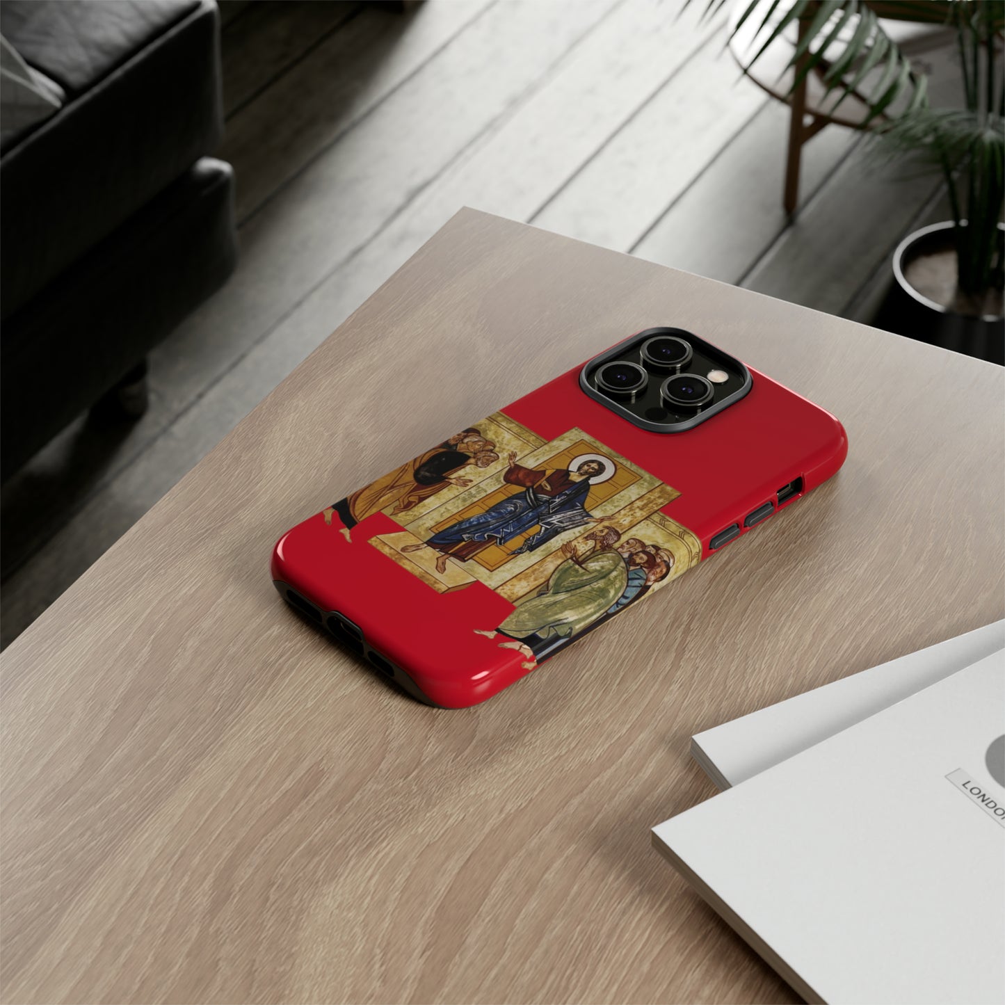 Apparition to the Disciples iPhone's Tough Cases (Red)