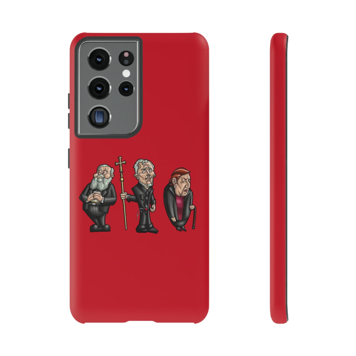 Initiators Cartoon Samsung Galaxy's Red Tough Cases