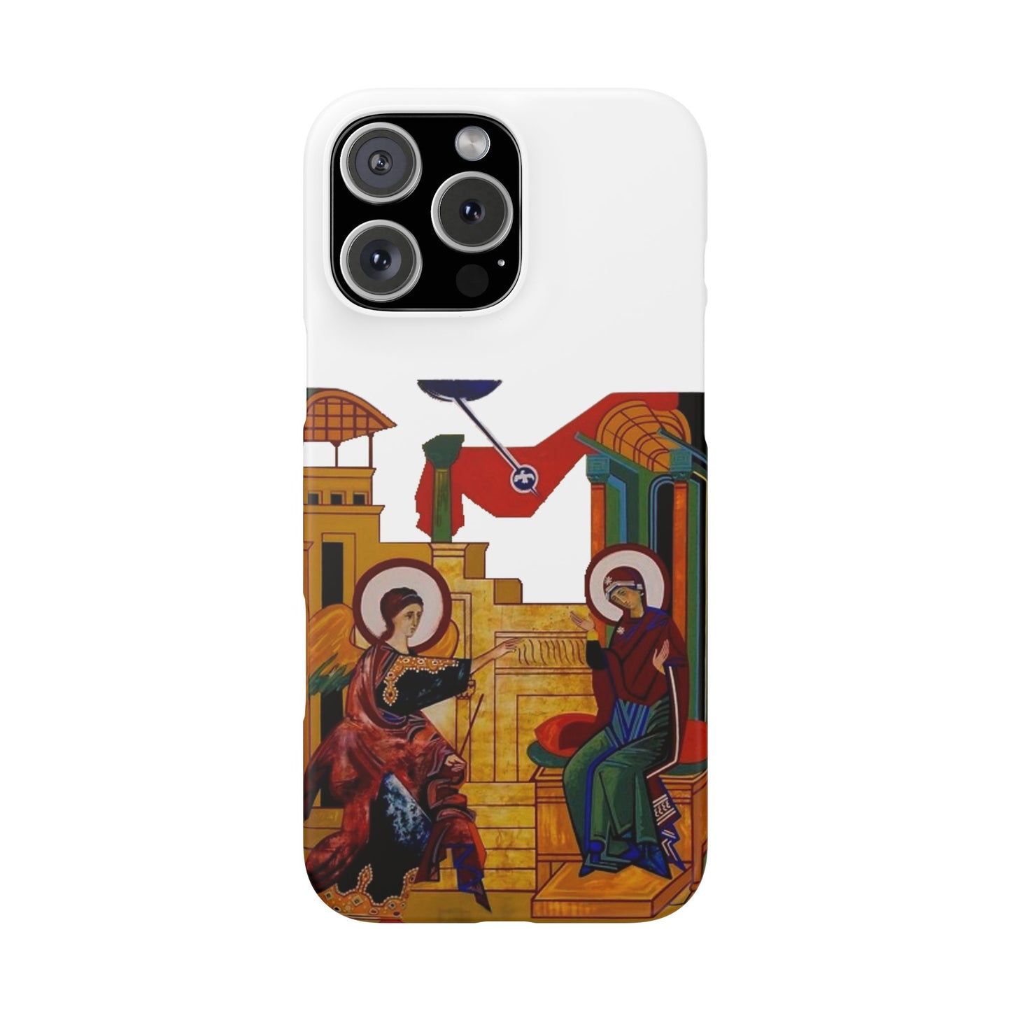 Annunciation Iphone's Snap Cases (White)