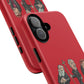 Initiators Cartoon iPhone's Red Tough Cases