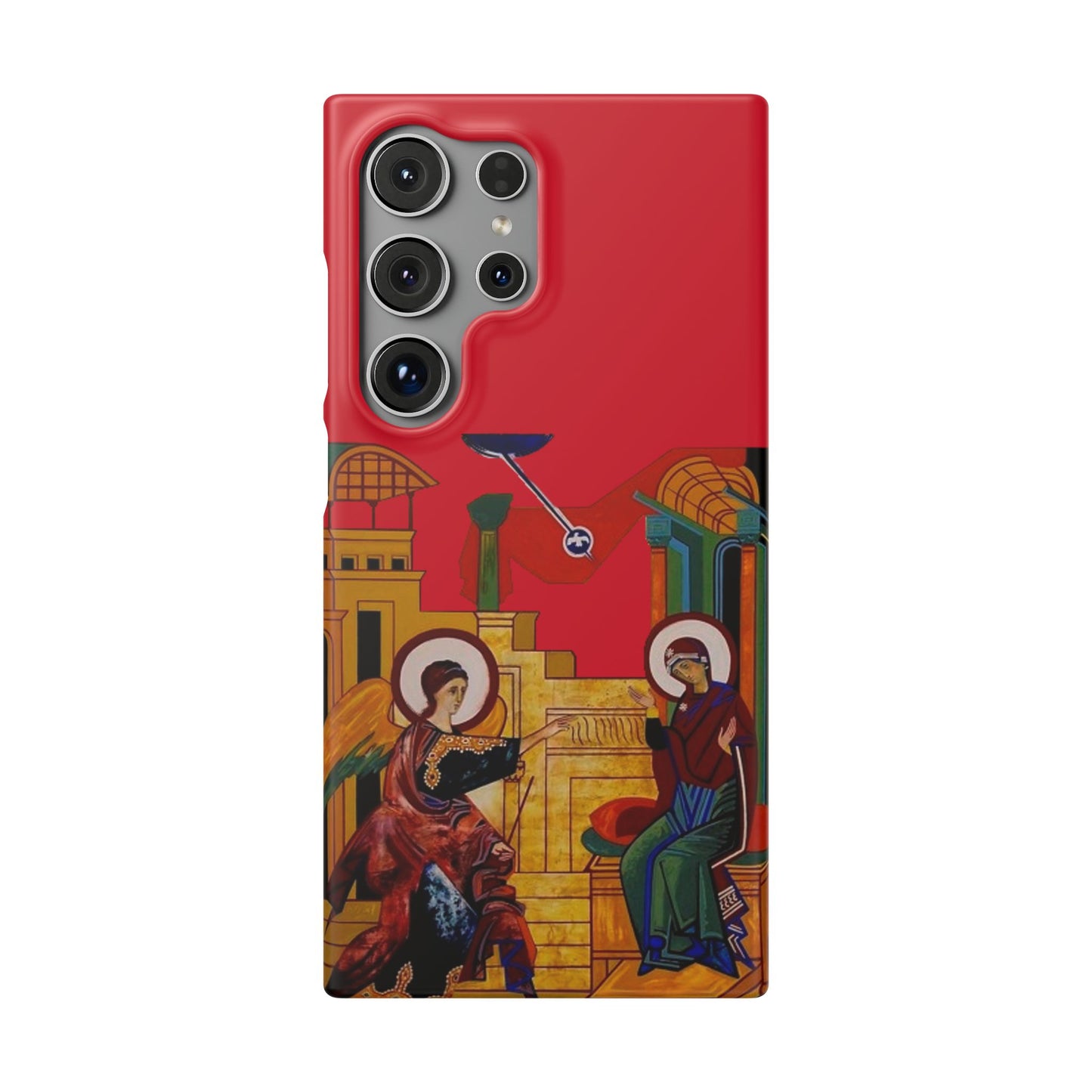 Annunciation Samsung Galaxy's Snap Cases (Red)