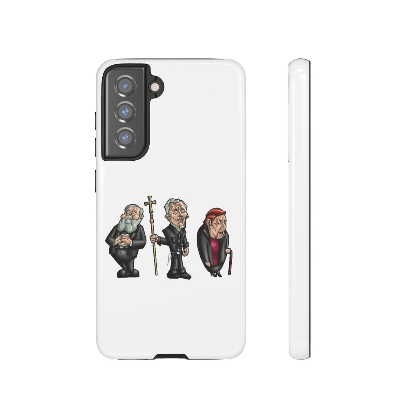 Initiators Cartoon Samsung Galaxy's white Tough Cases