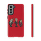 Initiators Cartoon Samsung Galaxy's Red Tough Cases