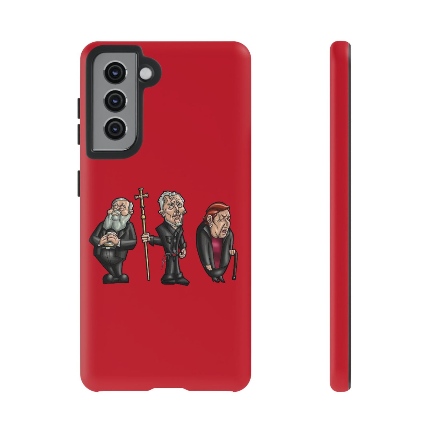 Initiators Cartoon Samsung Galaxy's Red Tough Cases