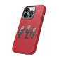 Initiators Cartoon iPhone's Red Tough Cases