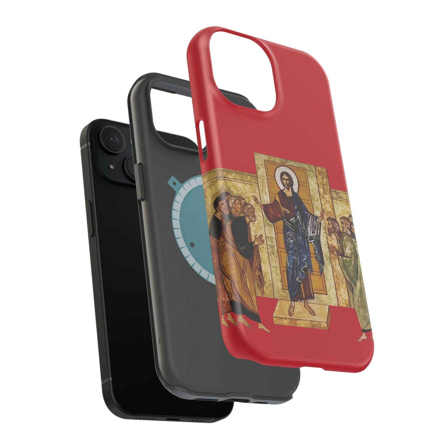 Apparition to the Disciples iPhone's MagSafe Tough Cases (Red)