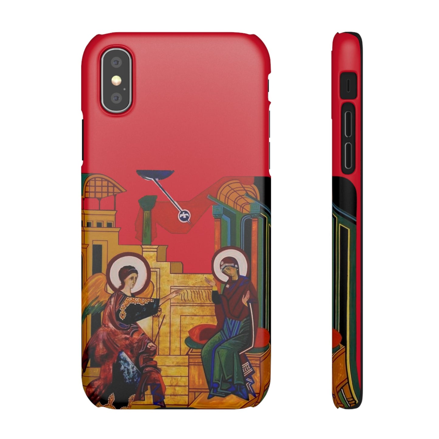 Annunciation Iphone's Snap Cases (Red)