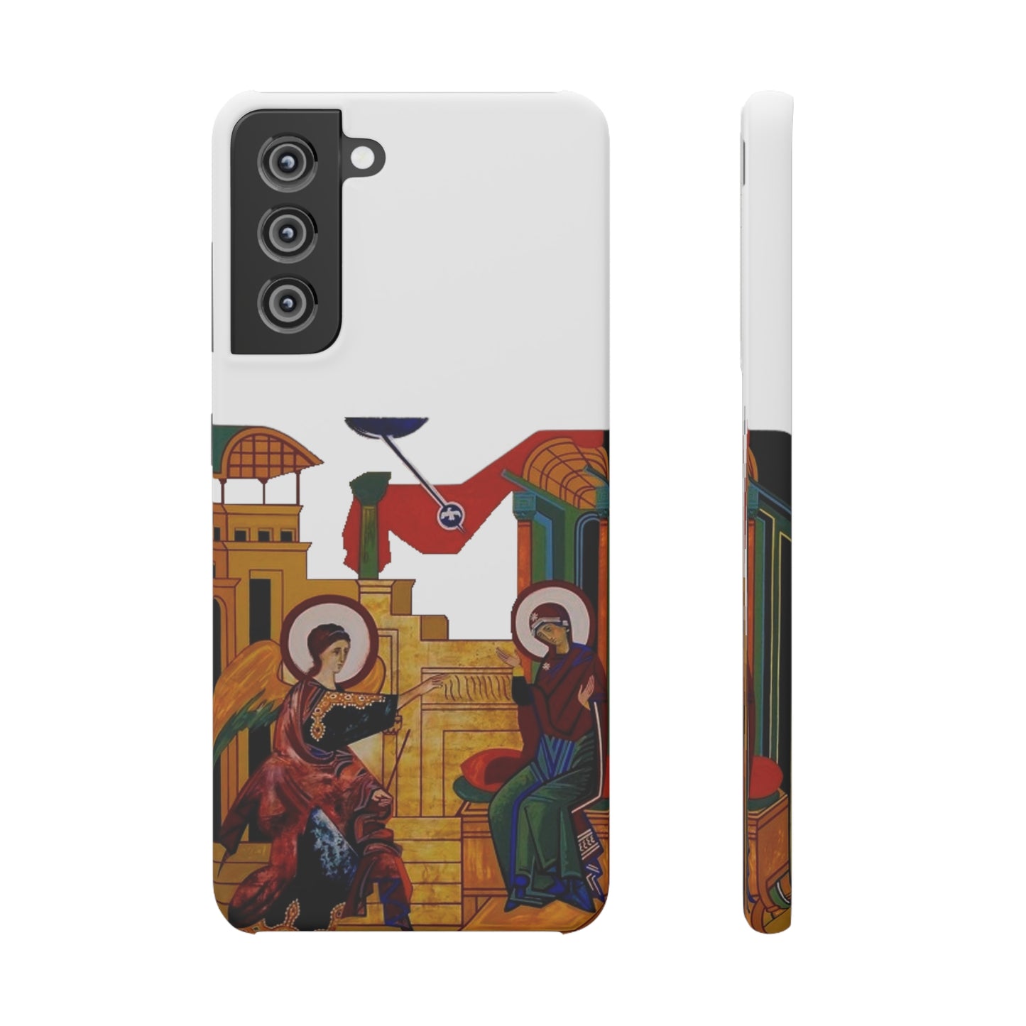 Annunciation Samsung Galaxy's Snap Cases (White)