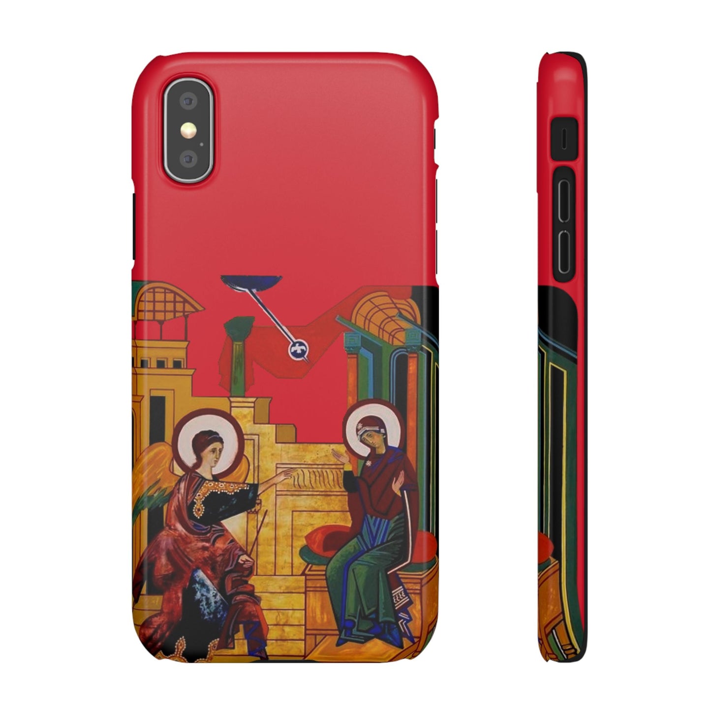 Annunciation Iphone's Snap Cases (Red)