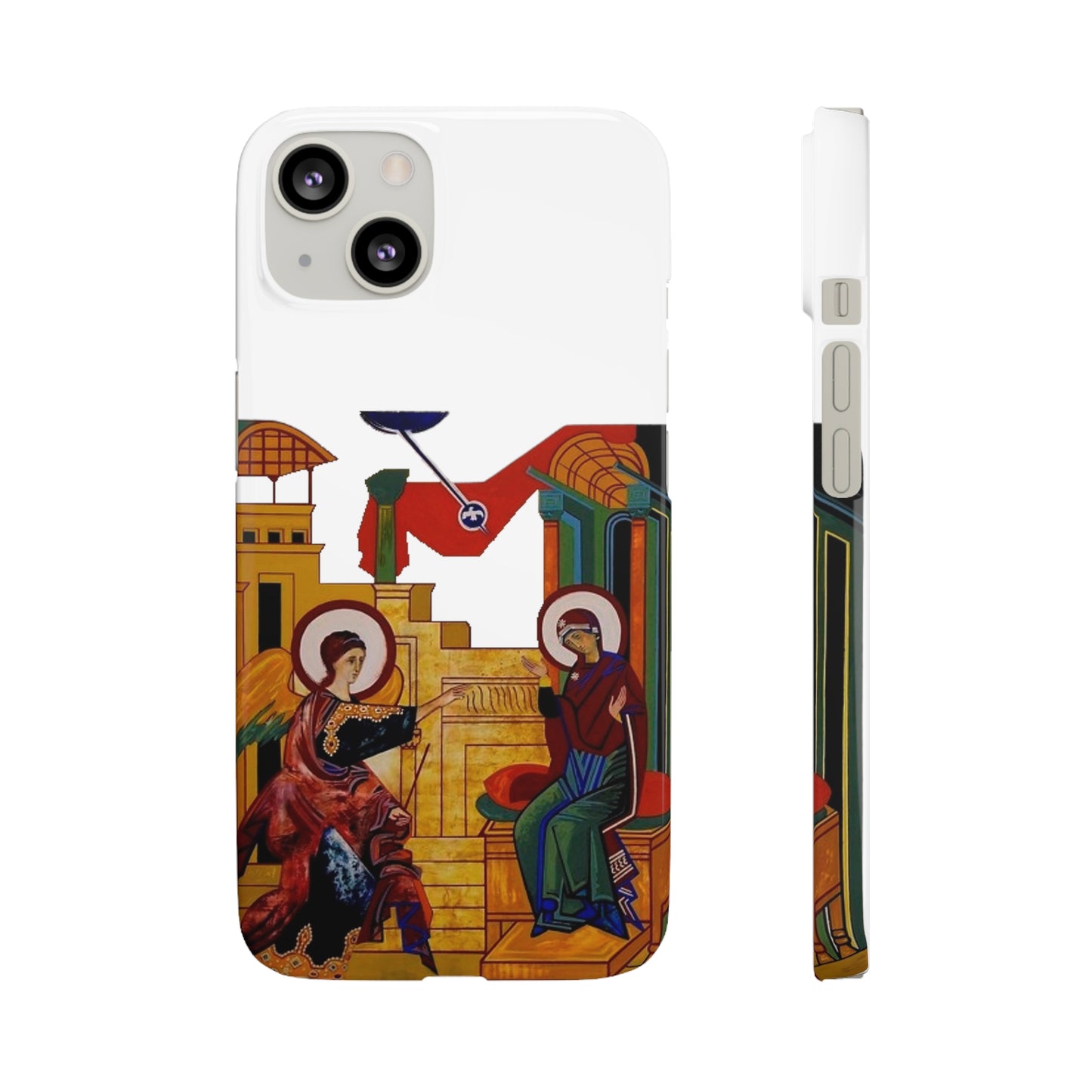 Annunciation Iphone's Snap Cases (White)