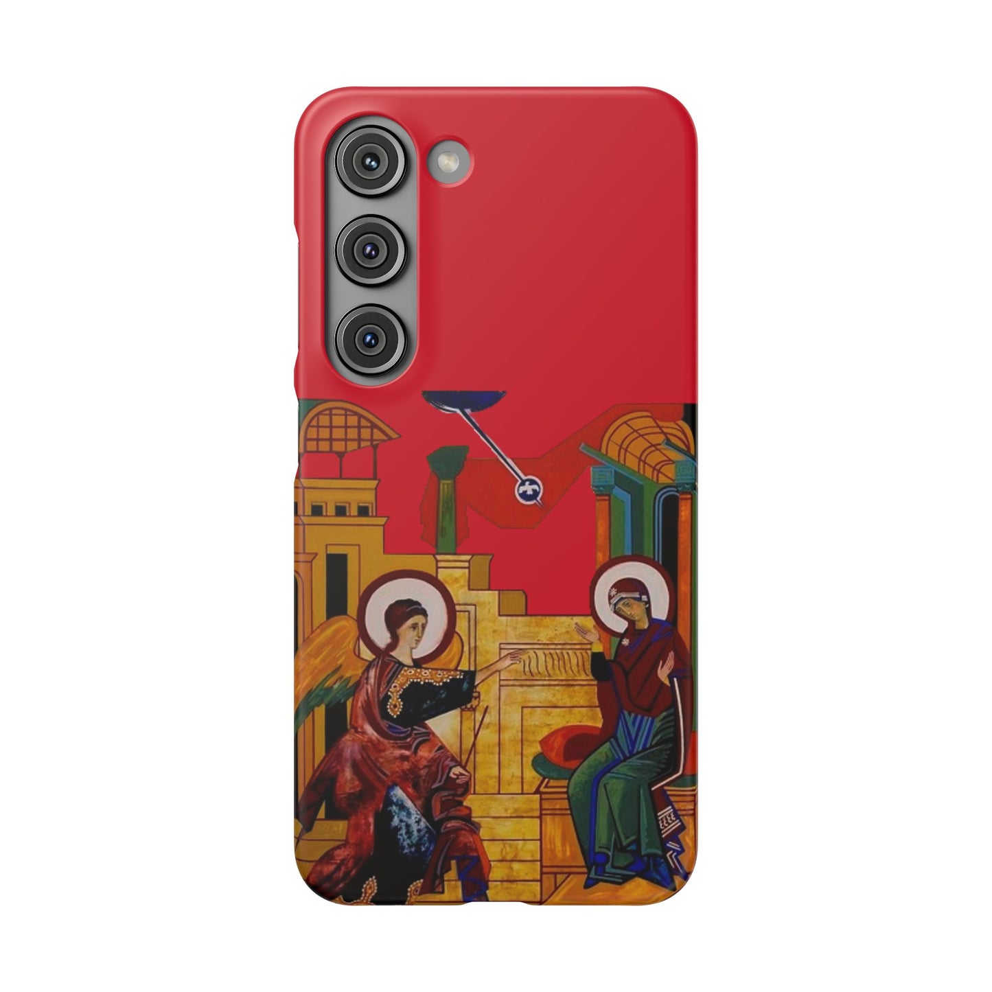 Annunciation Samsung Galaxy's Snap Cases (Red)