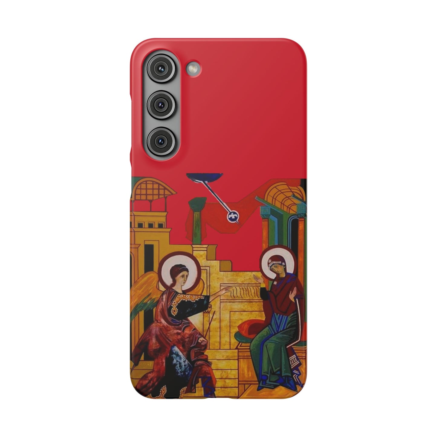 Annunciation Samsung Galaxy's Snap Cases (Red)