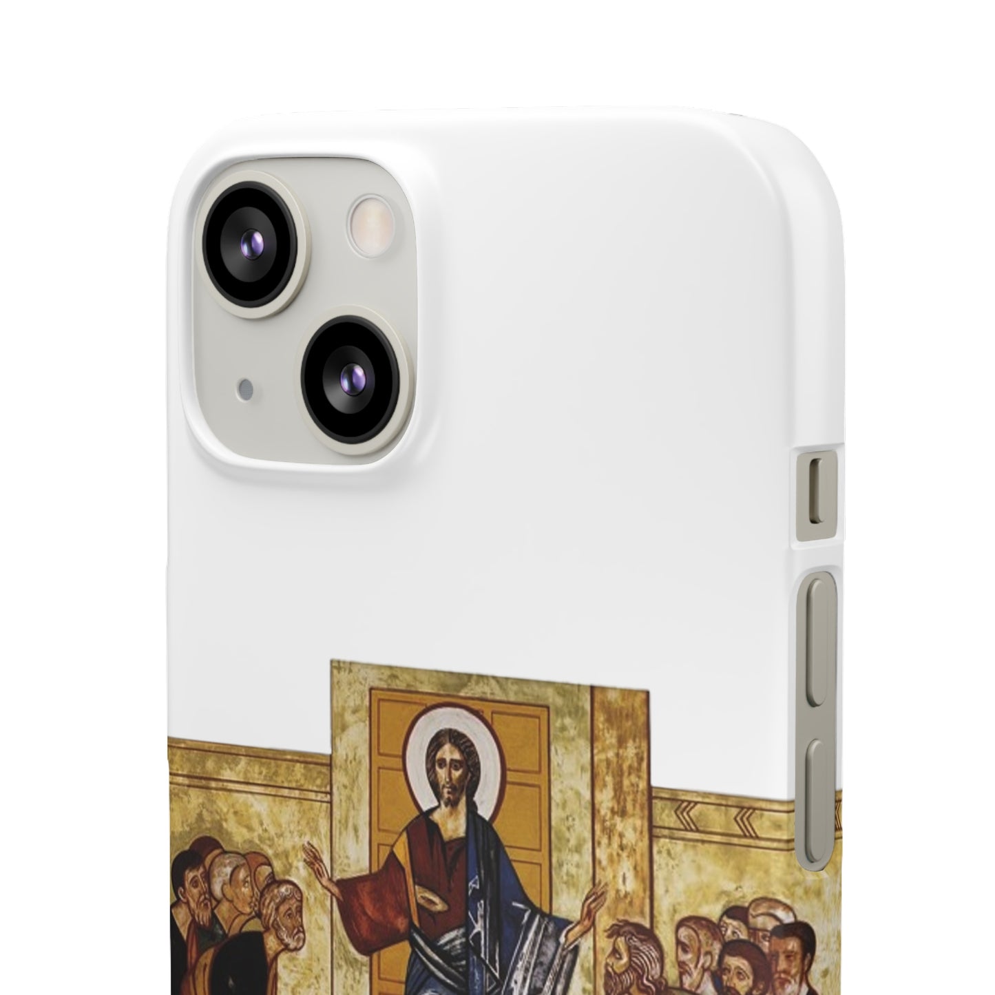 Apparition to the Disciples iPhone's Snap Cases (White)