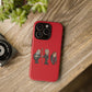 Initiators Cartoon iPhone's Red Tough Cases