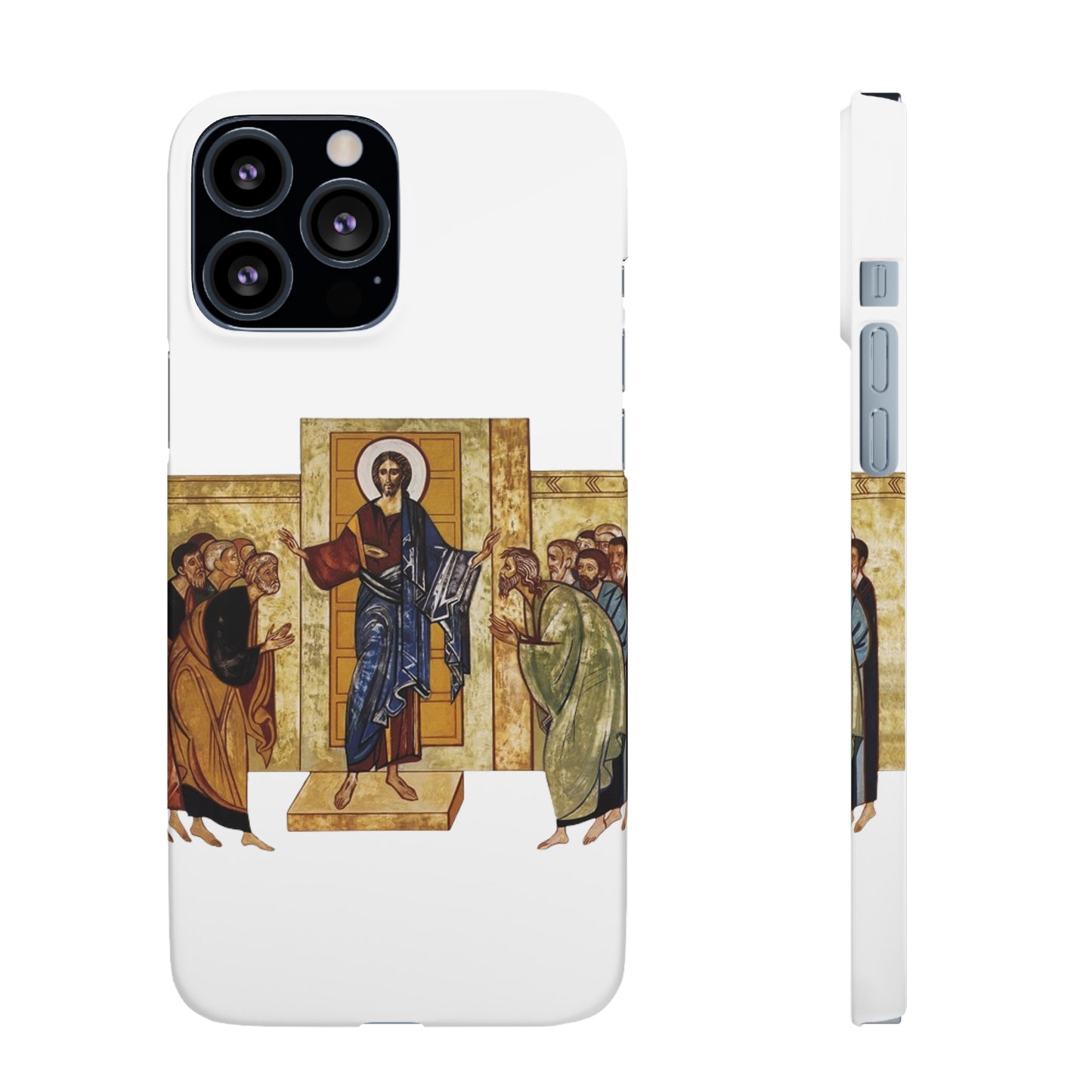 Apparition to the Disciples iPhone's Snap Cases (White)