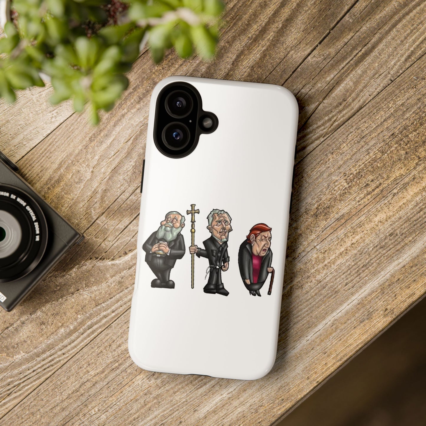 Initiators Cartoon iPhone's white Tough Cases