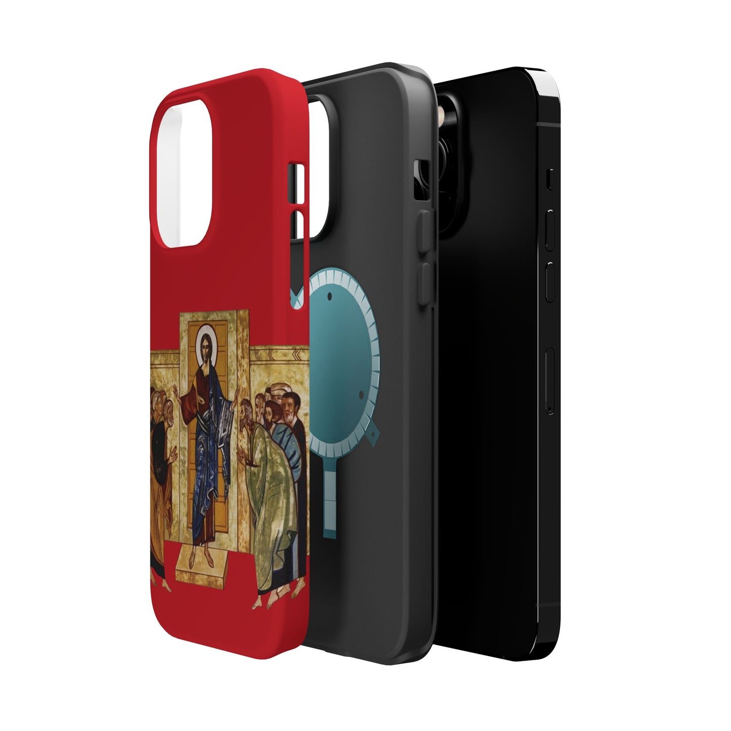 Apparition to the Disciples iPhone's MagSafe Tough Cases (Red)