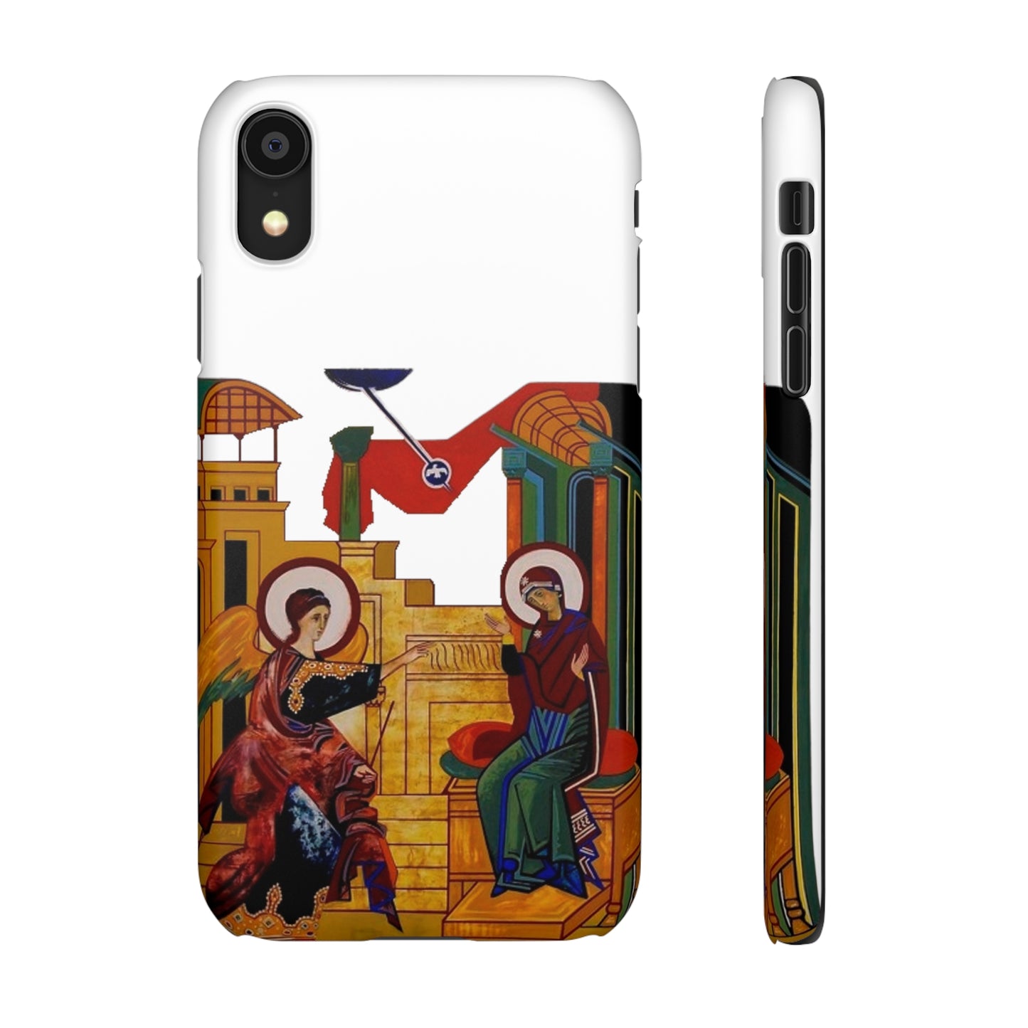 Annunciation Iphone's Snap Cases (White)