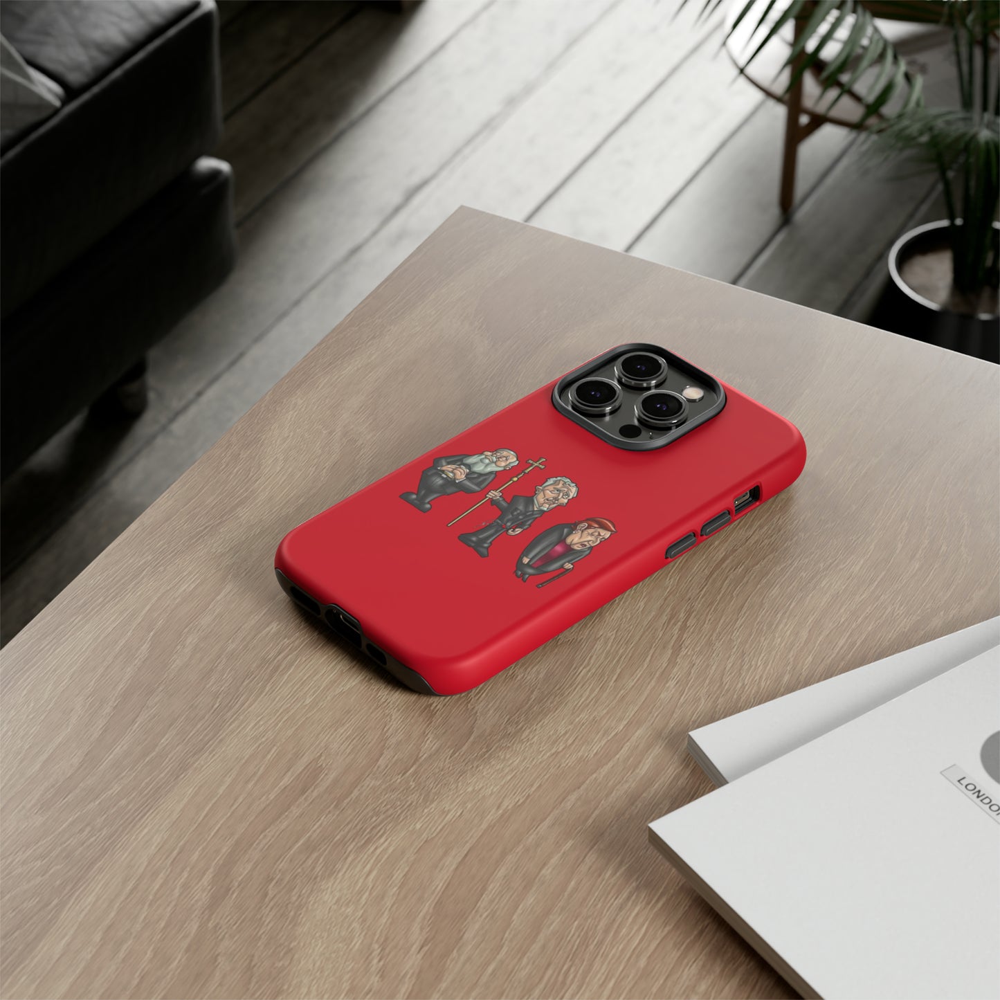 Initiators Cartoon iPhone's Red Tough Cases