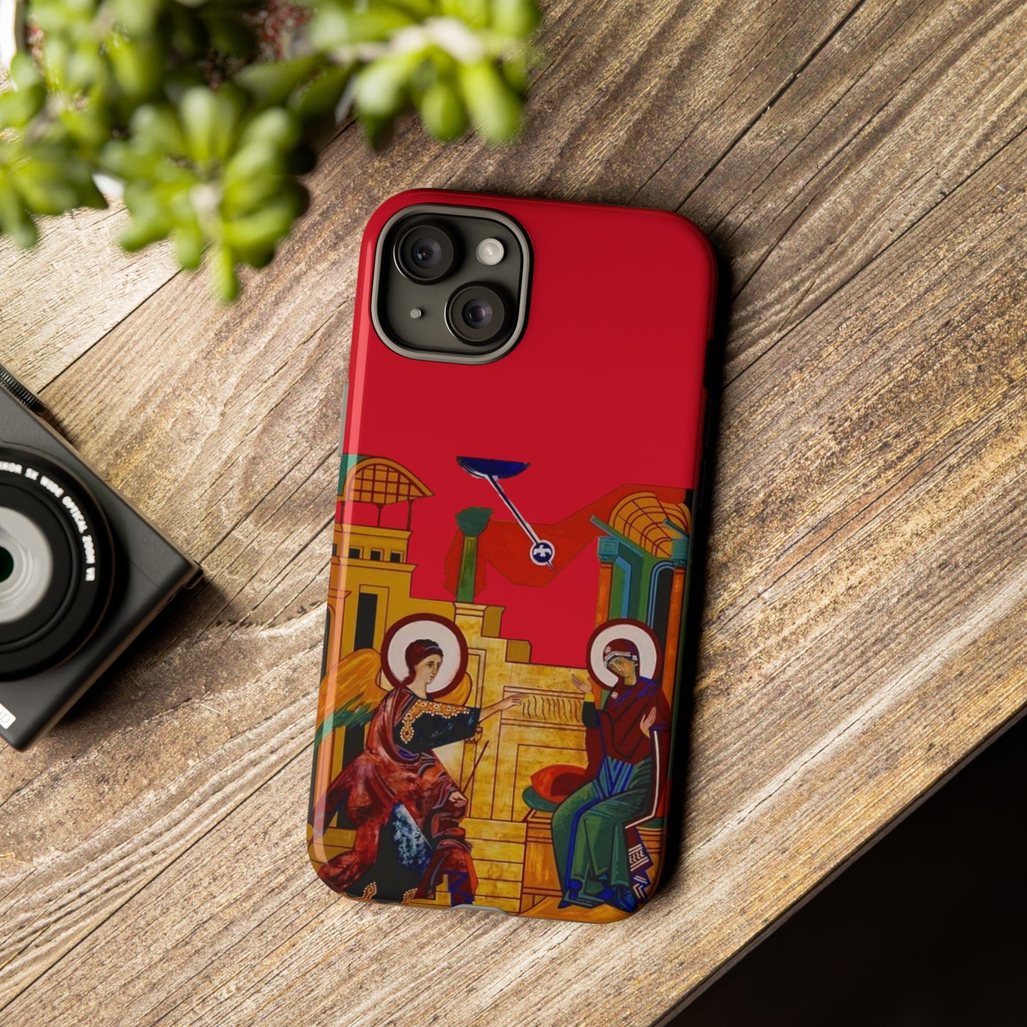 Annunciation Iphone's Tough Cases (Red)