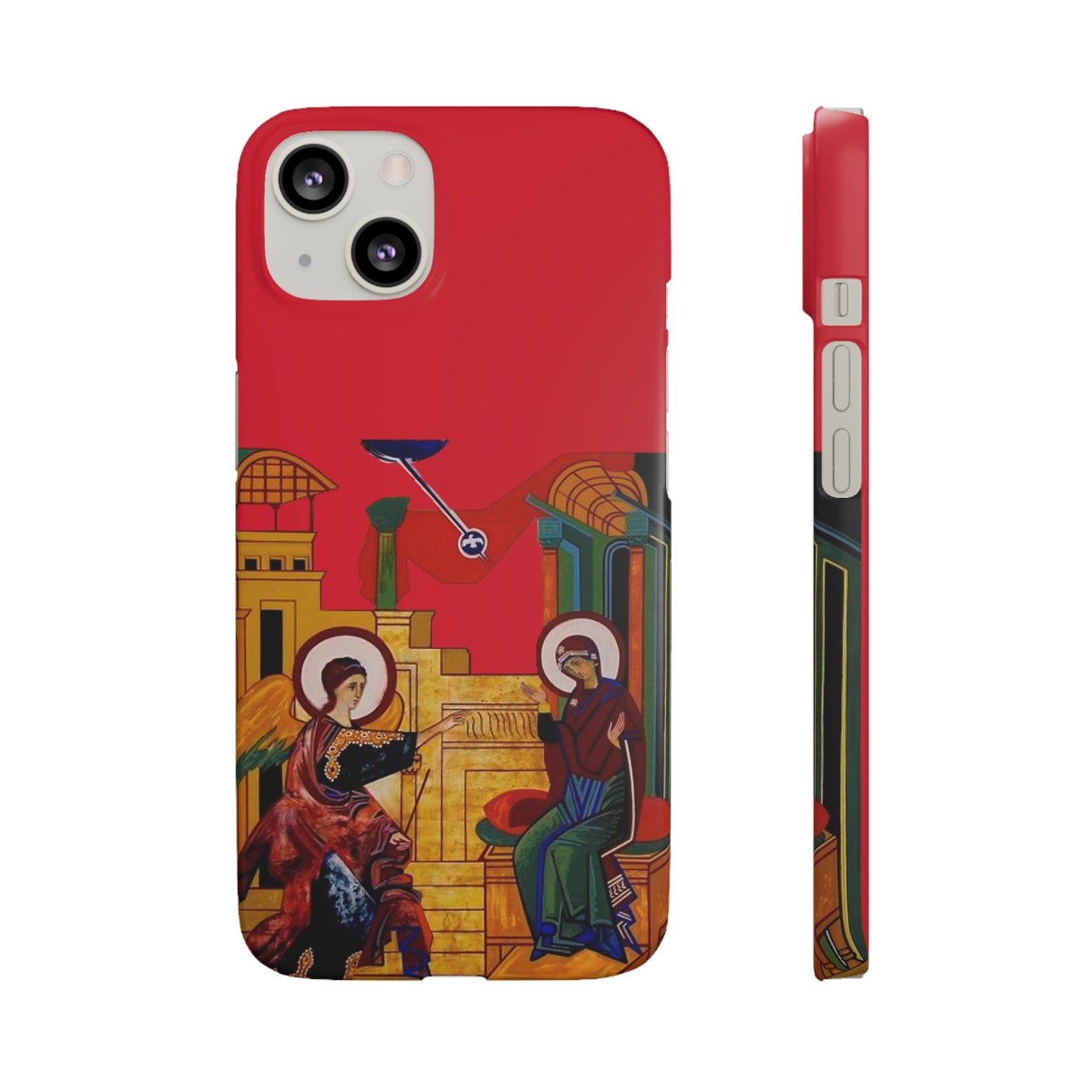 Annunciation Iphone's Snap Cases (Red)