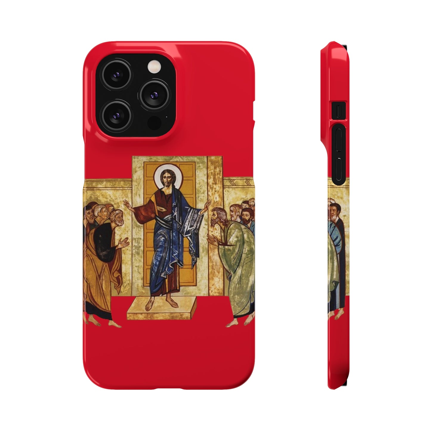 Apparition to the Disciples iPhone's Snap Cases (Red)