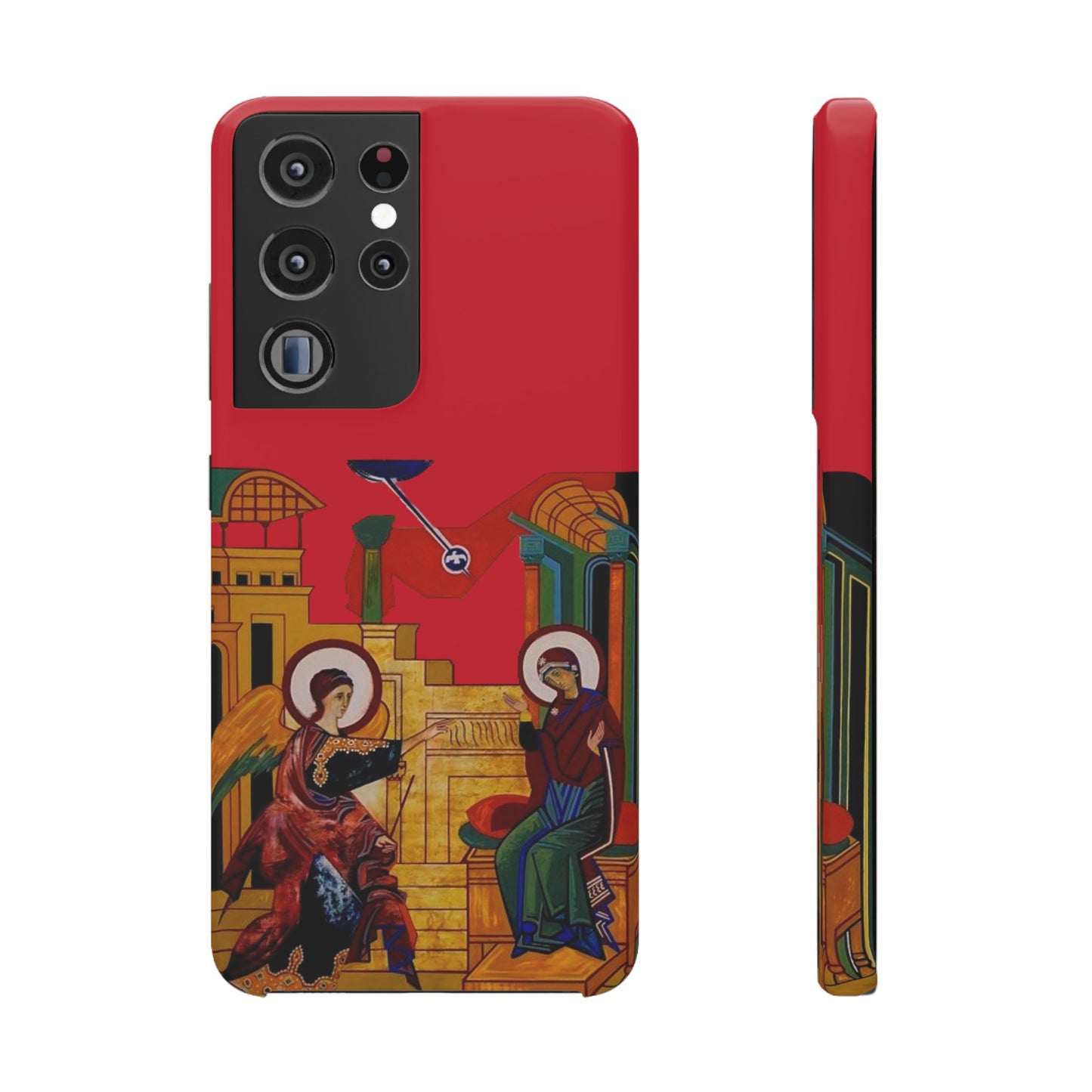 Annunciation Samsung Galaxy's Snap Cases (Red)