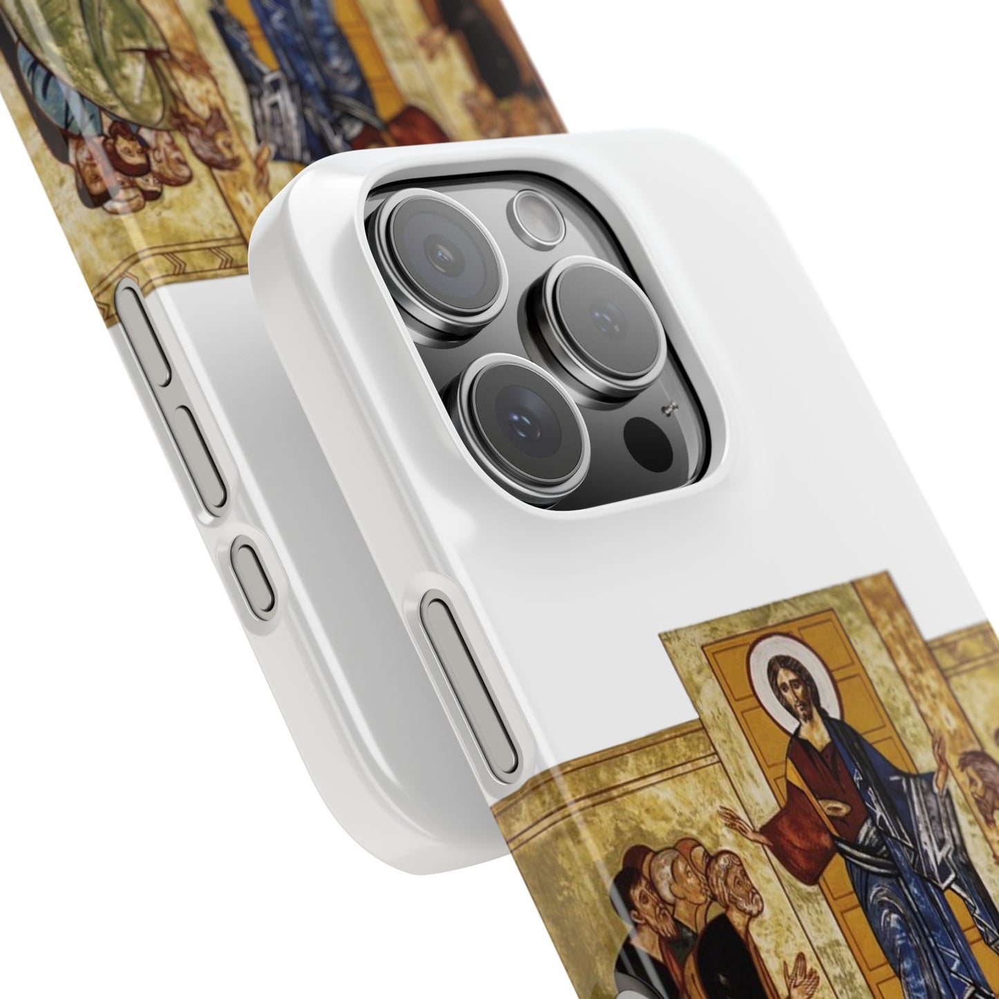 Apparition to the Disciples iPhone's Snap Cases (White)