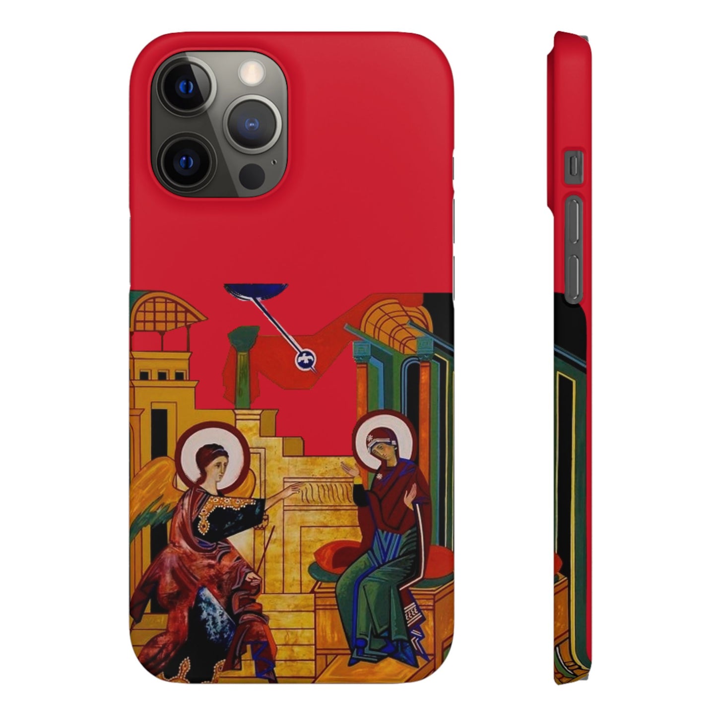 Annunciation Iphone's Snap Cases (Red)