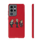 Initiators Cartoon Samsung Galaxy's Red Tough Cases