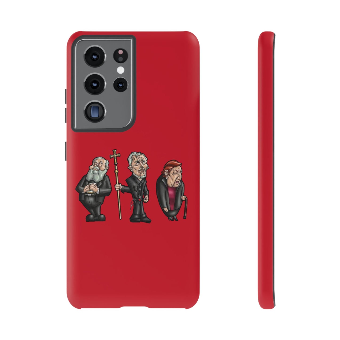 Initiators Cartoon Samsung Galaxy's Red Tough Cases