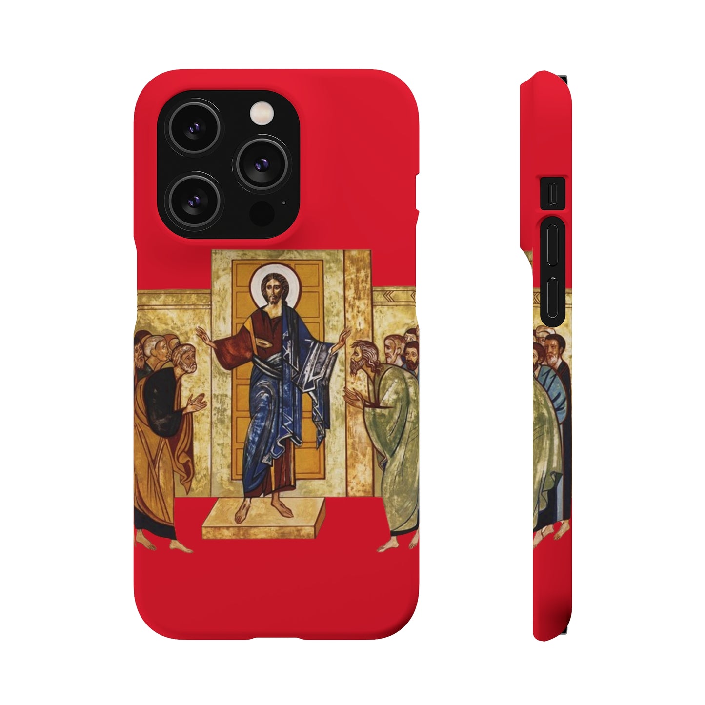 Apparition to the Disciples iPhone's Snap Cases (Red)