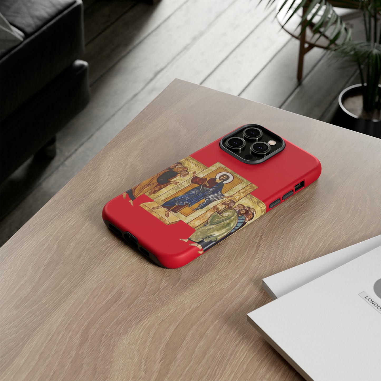 Apparition to the Disciples iPhone's Tough Cases (Red)