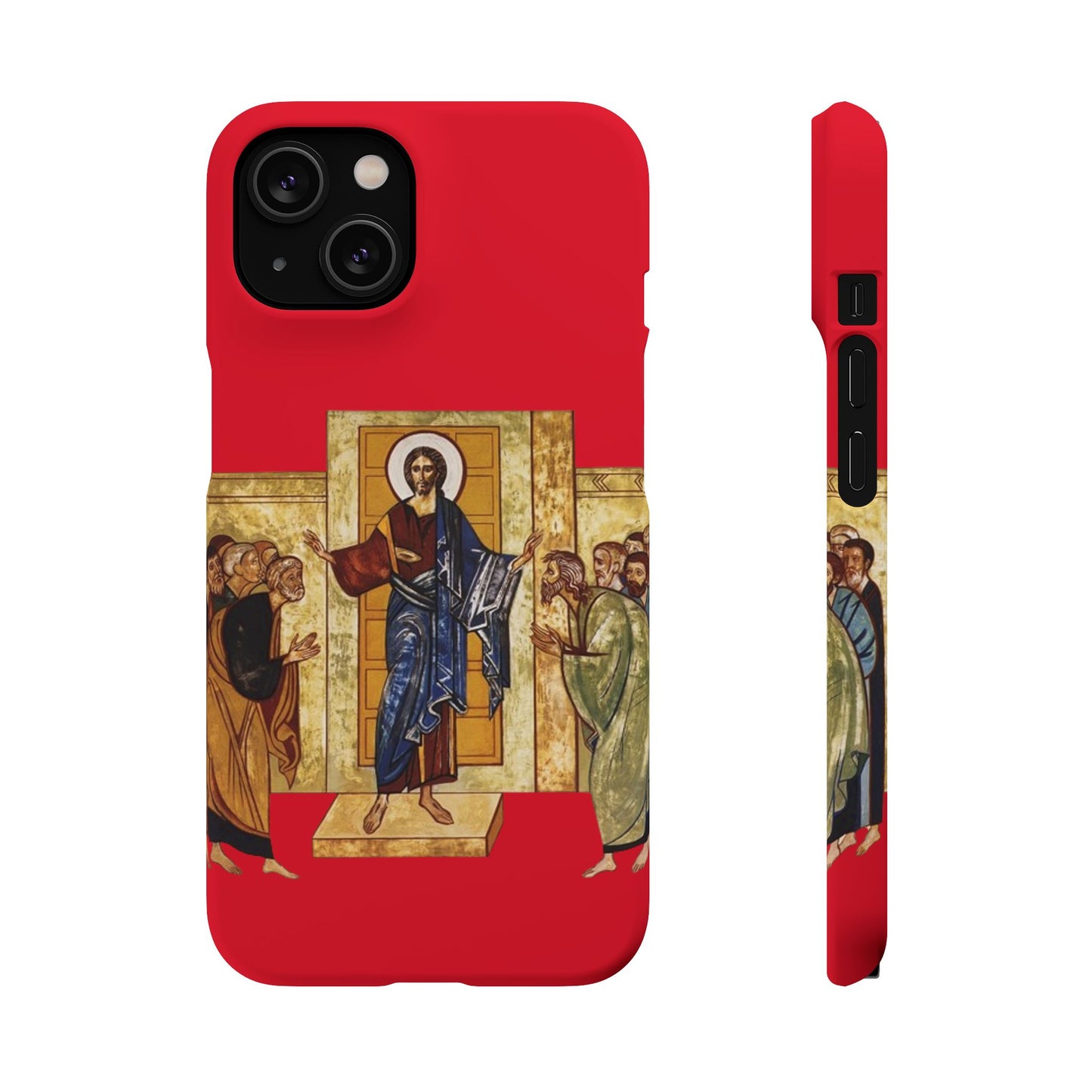 Apparition to the Disciples iPhone's Snap Cases (Red)