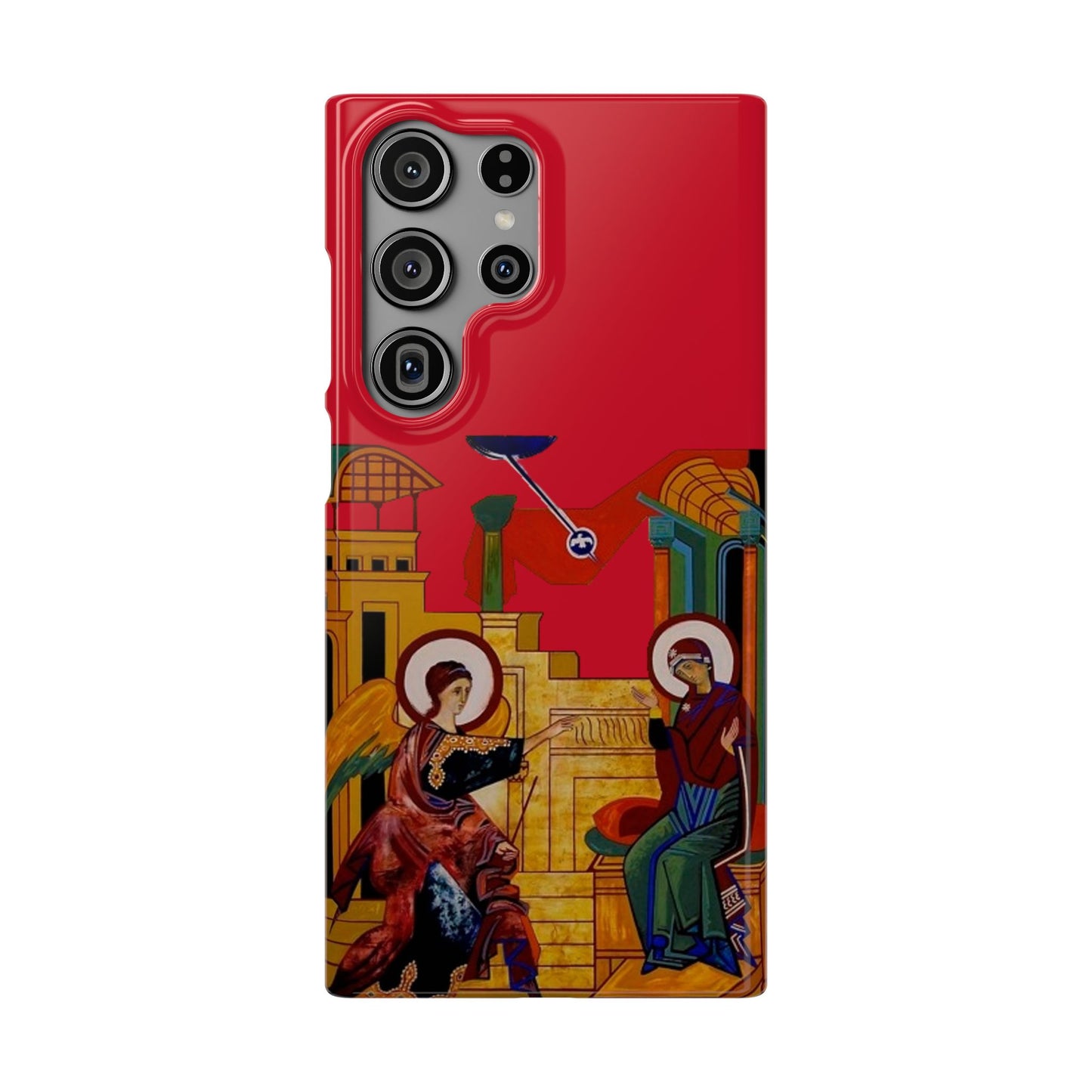 Annunciation Samsung Galaxy's Snap Cases (Red)