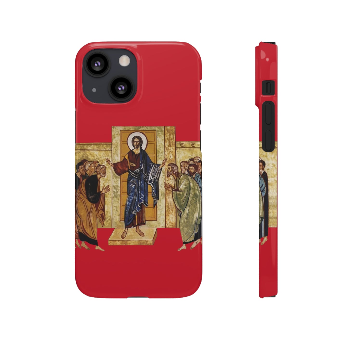 Apparition to the Disciples iPhone's Snap Cases (Red)