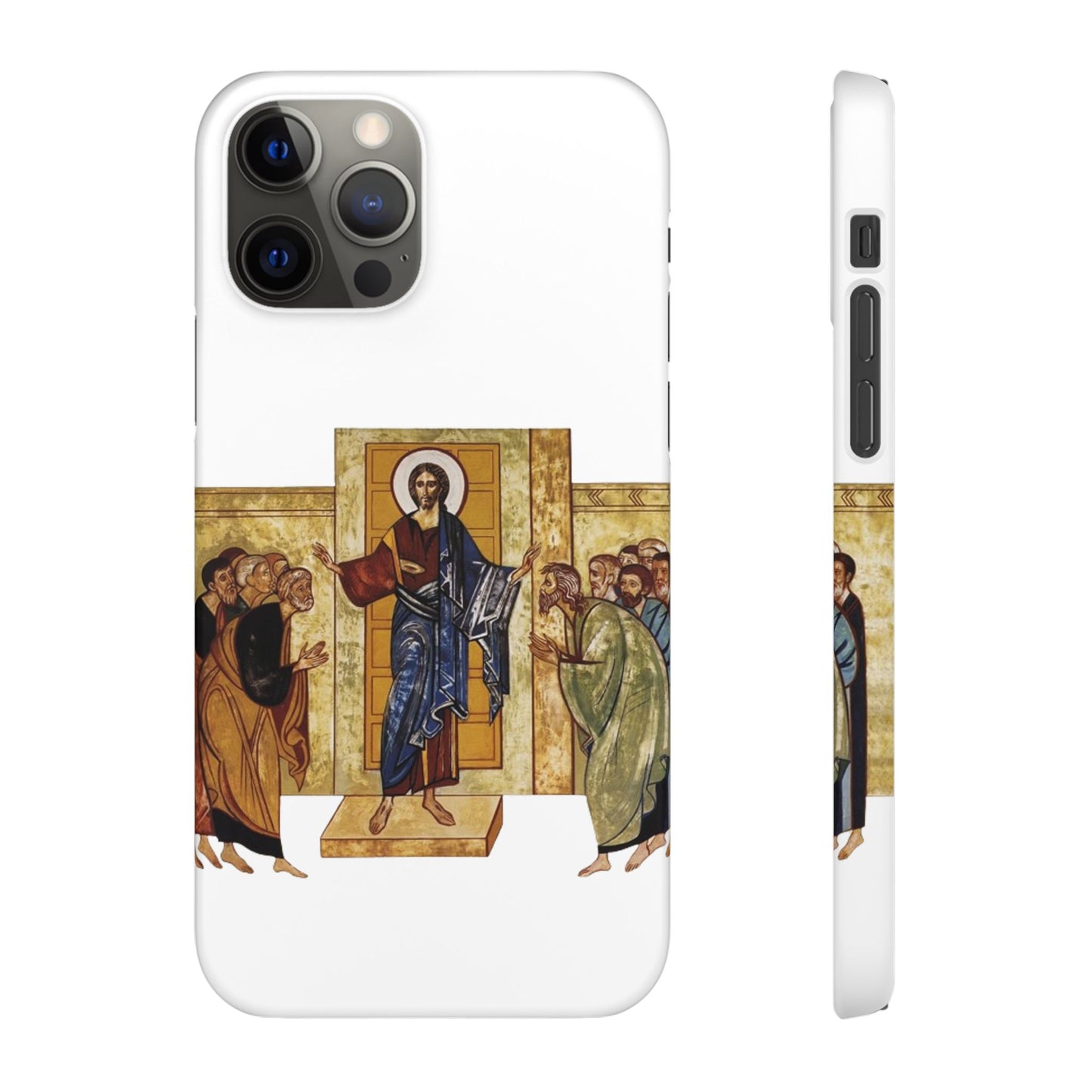 Apparition to the Disciples iPhone's Snap Cases (White)