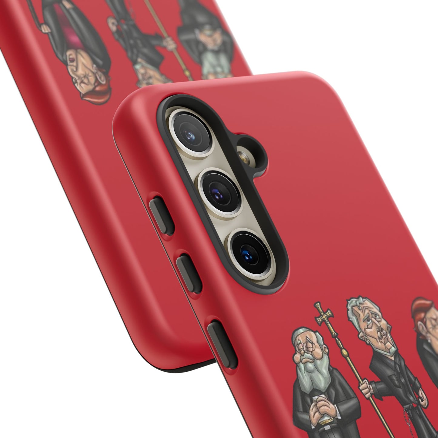 Initiators Cartoon Samsung Galaxy's Red Tough Cases