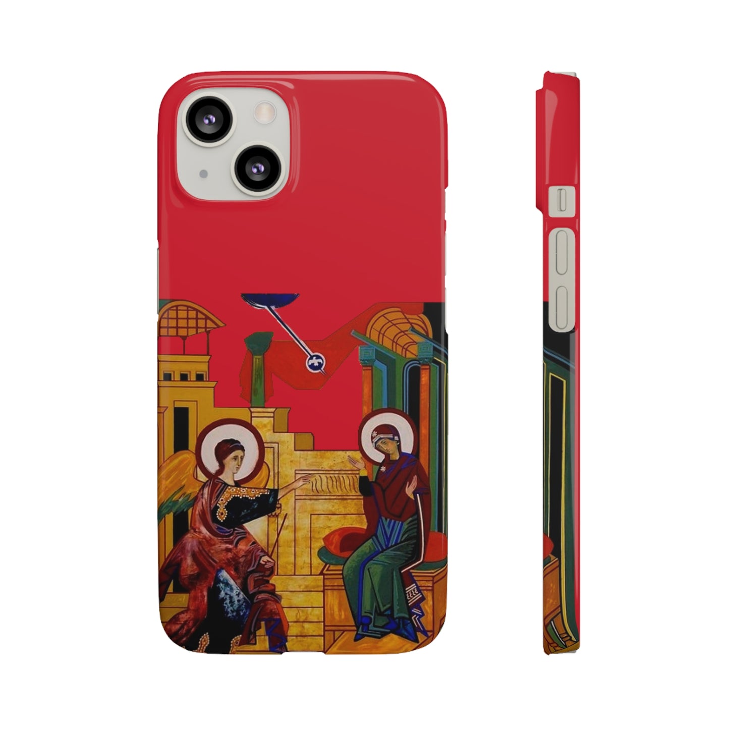 Annunciation Iphone's Snap Cases (Red)