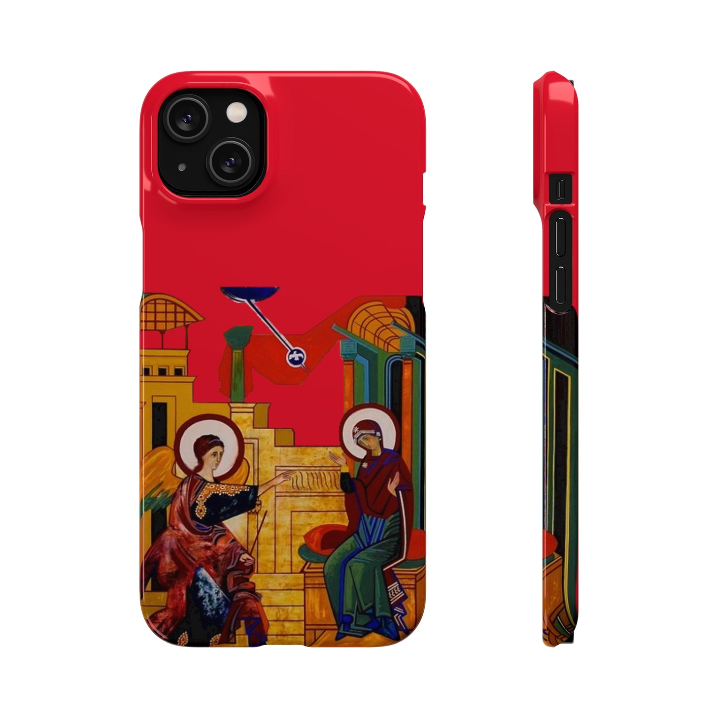 Annunciation Iphone's Snap Cases (Red)