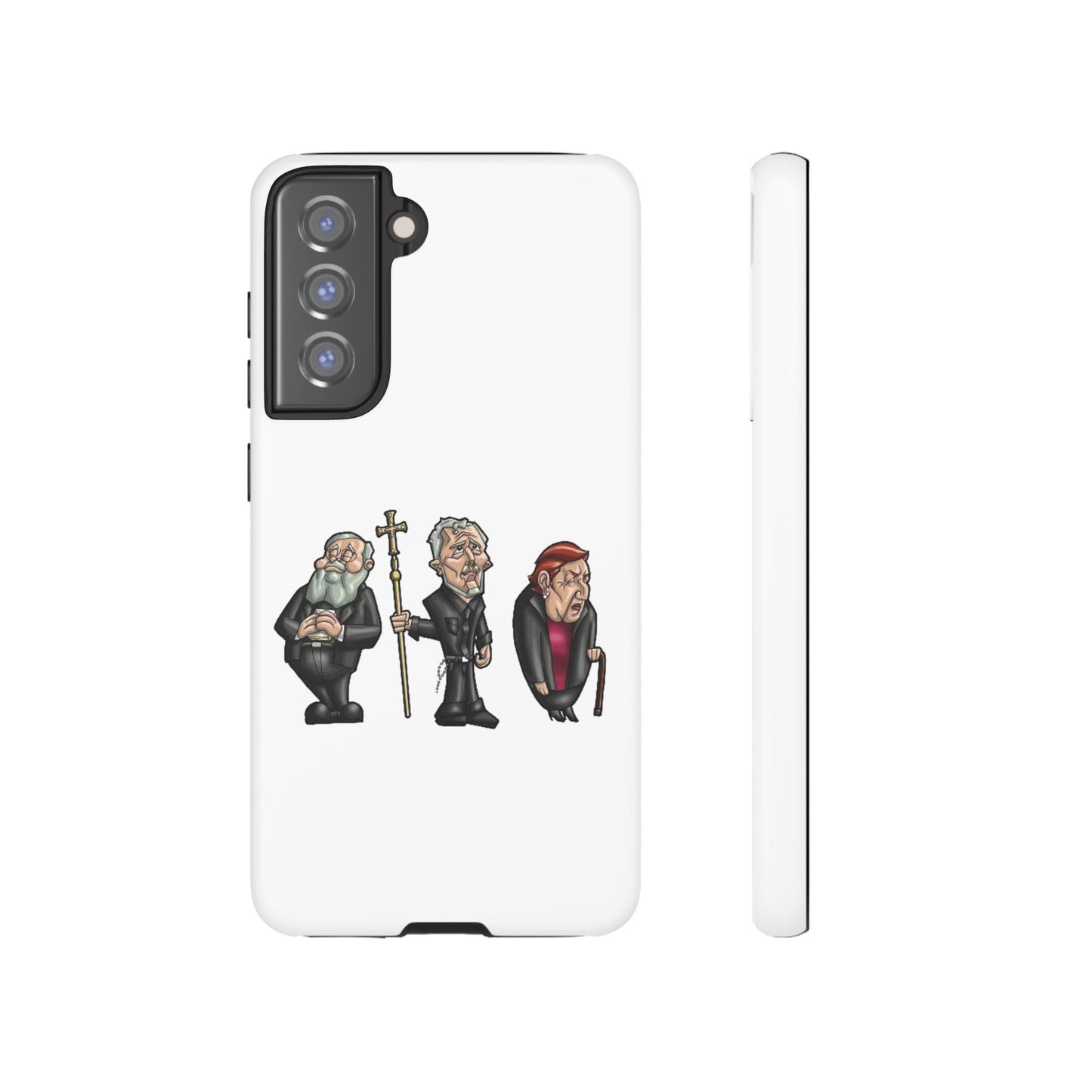 Initiators Cartoon Samsung Galaxy's white Tough Cases