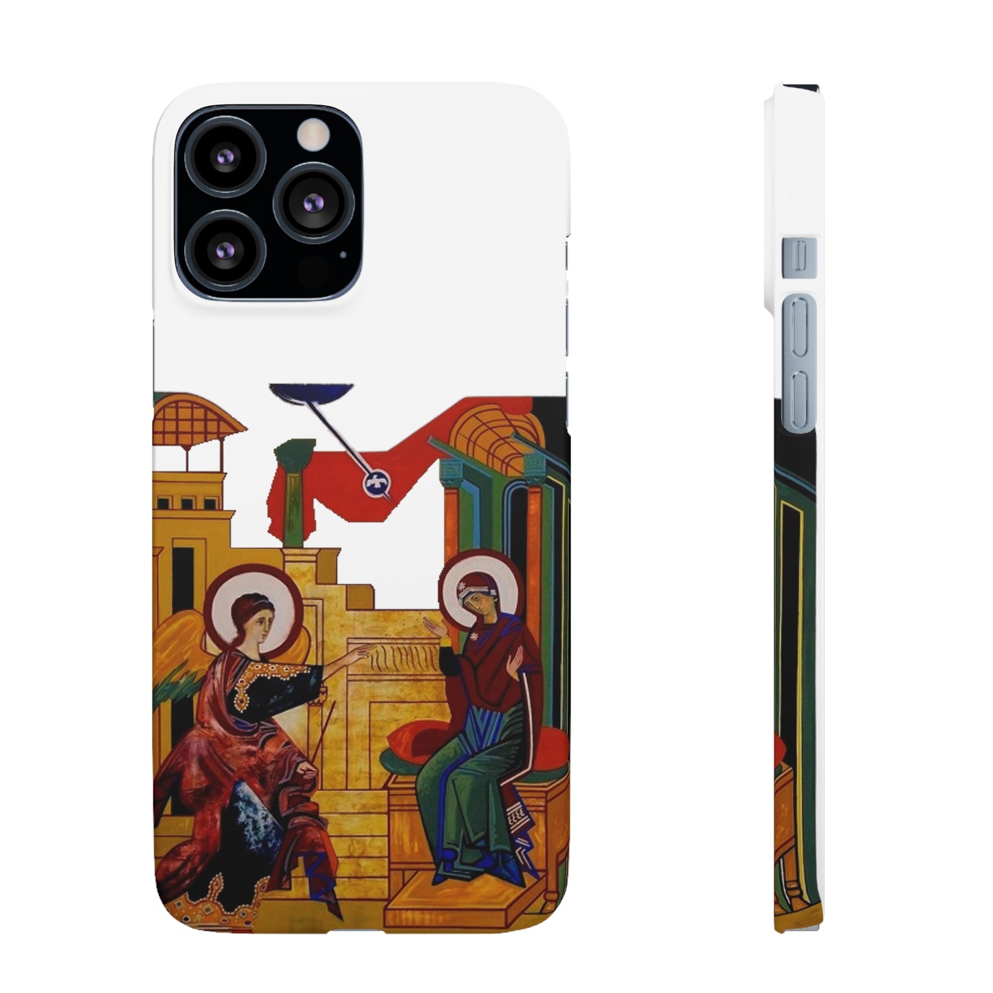 Annunciation Iphone's Snap Cases (White)